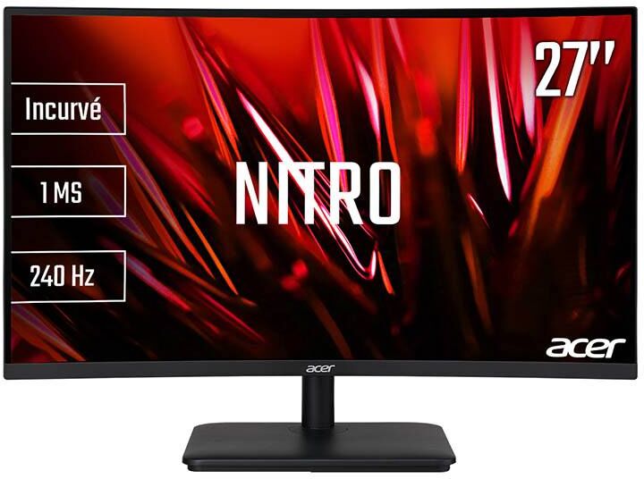 ACER Moniteur PC ACER 27" Curved ED270Xbiipx 240HZ 1ms