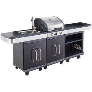 Barbecue gaz cuisine exterieure + robinet COOK N EAT CUISINE