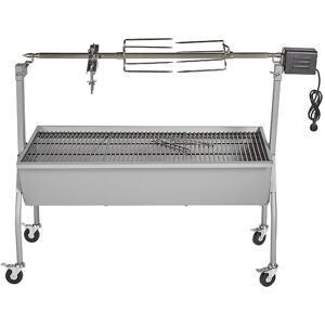 SILVER STYLE Barbecue charbon SILVER STYLE tournebroche XXL