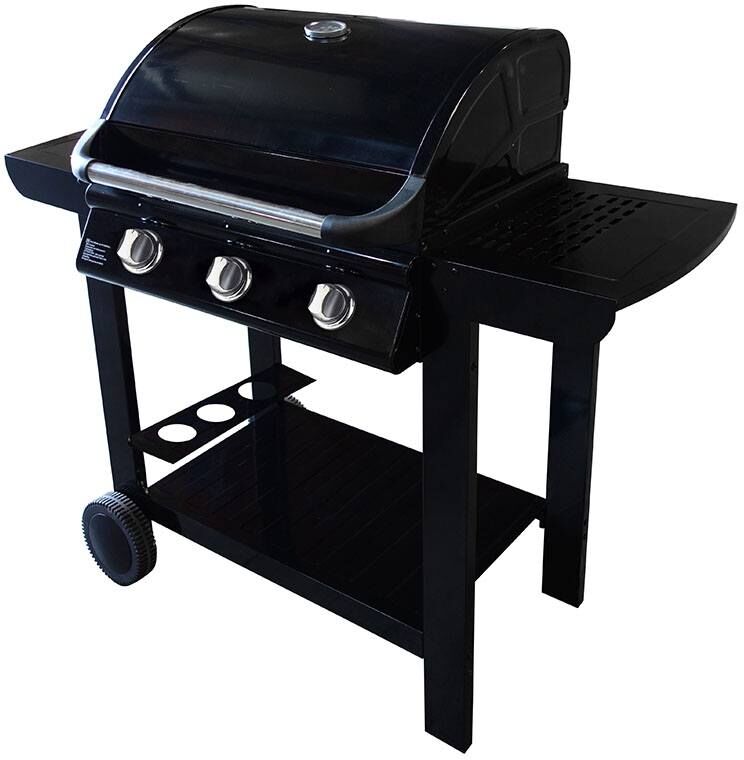 . BARBECUE Gaz 3 brûleurs + plancha