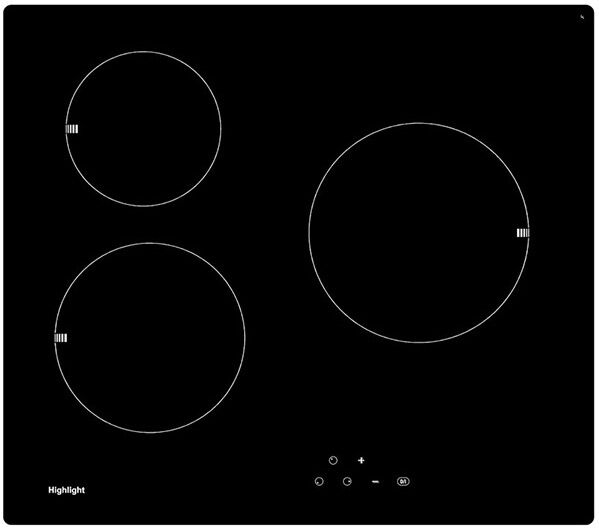 HIGH ONE Table vitrocéramique HIGH ONE HIG TV 3 B AF HIGH ONE Table vitrocéramique HIGH ONE HIG TV 3 B AF