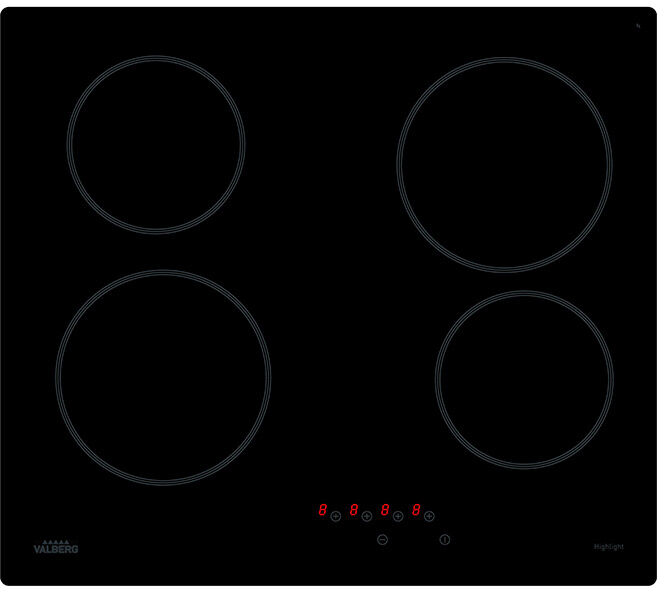 VALBERG Table vitrocéramique VALBERG VAL TV 4 F