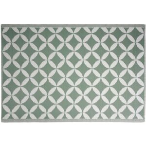 Cémonjardin Tapis extérieur scandinave vert en polypropylène recyclé 120 x 180 cm