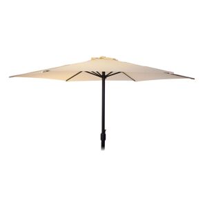 Cemonjardin Parasol droit creme Ø3m