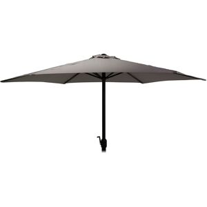 Cemonjardin Parasol droit gris Ø3m