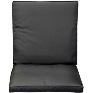 FORN Coussin de dossier pour fauteuil noir