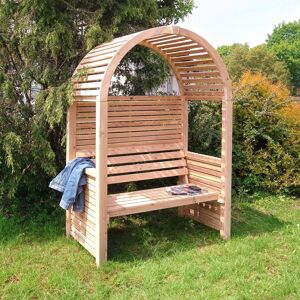 Cemonjardin Banc de jardin avec arche en bois