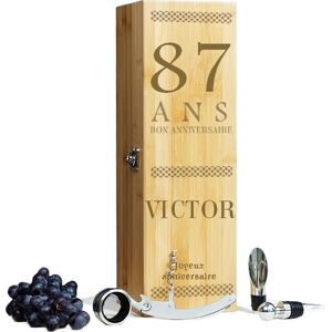 Cadeaux.com Coffret sommelier et vin homme 87 ans