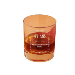 Cadeaux.com Verre à whisky personnalisable homme 87 ans