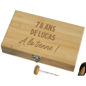 Cadeaux.com Coffret vin personnalisé et accessoires homme 78 ans