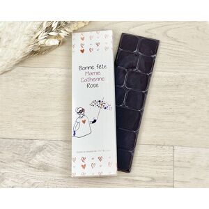 Cadeaux.com Tablette de chocolat noir personnalisée - Bonne Fête Mamie