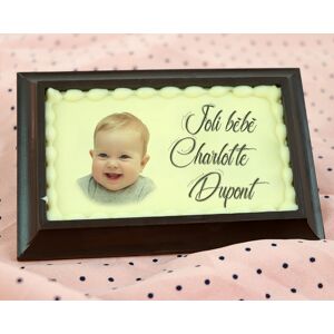 Cadeaux.com Tableau photo Personnalisable en chocolat