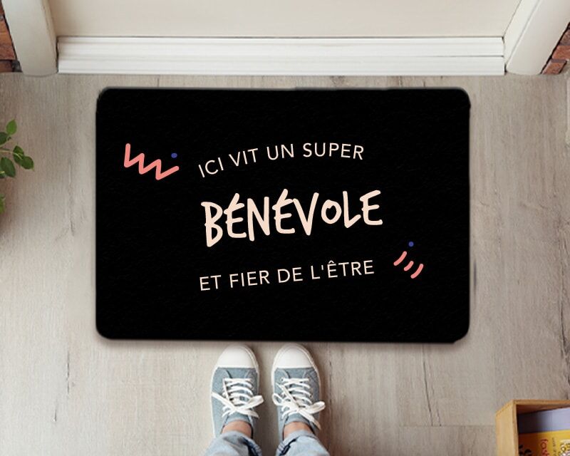 Cadeaux.com Paillasson personnalisé - Bénévole