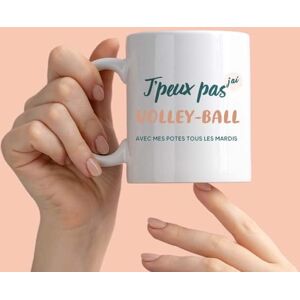 Cadeaux.com Mug personnalisé - J'peux pas j'ai volley-ball