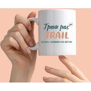 Cadeaux.com Mug personnalisé - J'peux pas j'ai trail