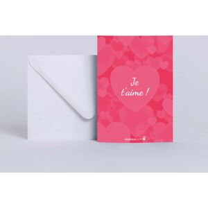 Cadeaux.com Carte Je t'aime - Saint-Valentin