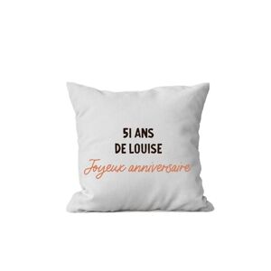 Cadeaux.com Coussin message personnalisable femme 51 ans