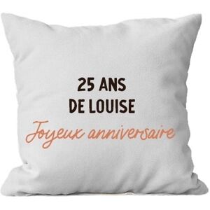 Cadeaux.com Coussin message personnalisable femme 25 ans