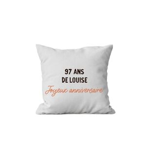 Cadeaux.com Coussin message personnalisable femme 97 ans