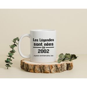 Cadeaux.com Mug personnalisé - Les Légendes sont nées en 2002 - Publicité