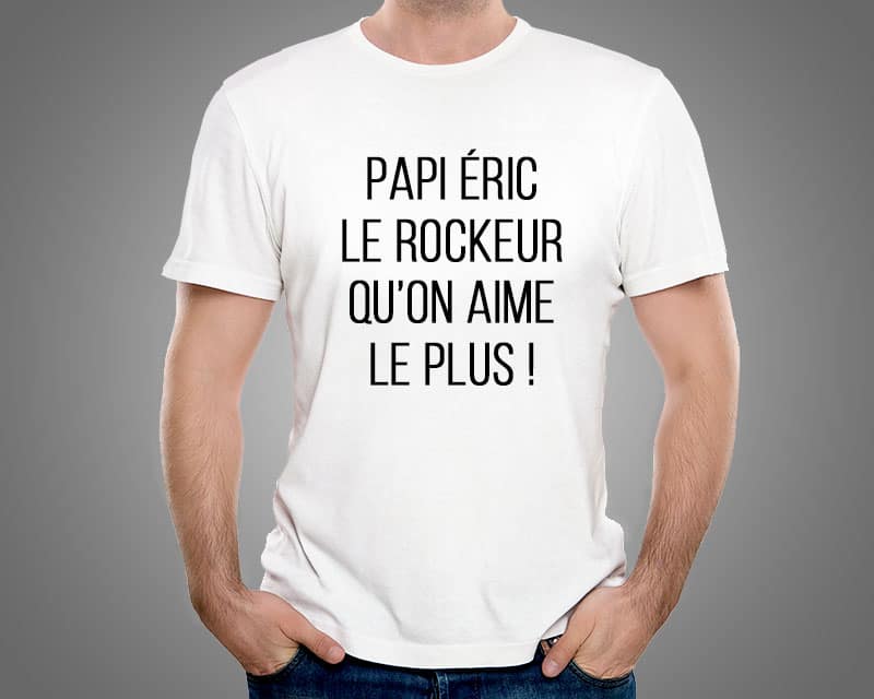 Cadeaux.com T-shirt blanc Message Homme