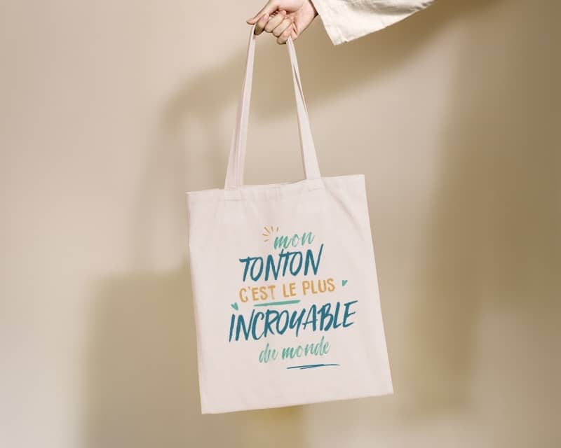 Cadeaux.com Tote bag personnalisé - Tonton le plus...