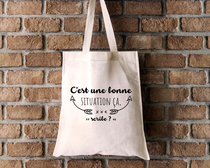 Cadeaux.com Tote bag Personnalisable - Je suis super - 100% coton naturel