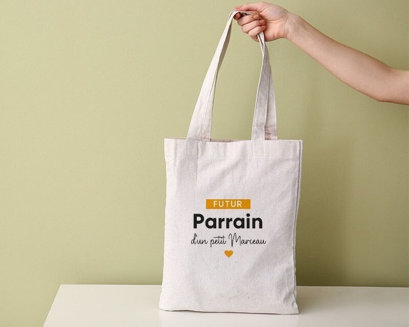 Cadeaux.com Tote bag personnalisable - Futur parrain