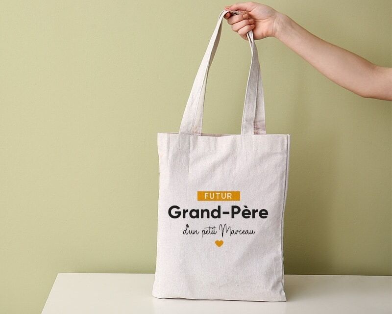 Cadeaux.com Tote bag personnalisable - Futur grand-père