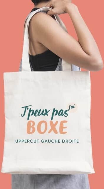 Cadeaux.com Tote bag personnalisable - J'peux pas j'ai boxe