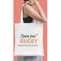 Cadeaux.com Tote bag personnalisable – J’peux pas j’ai rugby