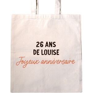 Cadeaux.com Tote bag avec message femme 26 ans