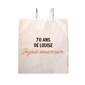 Cadeaux.com Tote bag avec message femme 70 ans