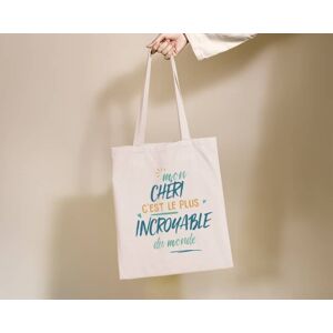 Cadeaux.com Tote bag personnalisé - Chéri le plus...