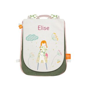 Cadeaux.com Sac à dos pour enfant personnalisé - La fille et le lapin