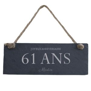 Cadeaux.com Plaque de porte personnalisable homme 61 ans