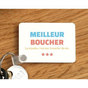 Cadeaux.com Porte-clés personnalisable - Meilleur Boucher
