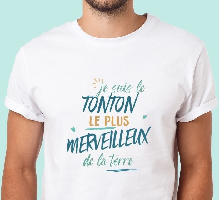 Cadeaux.com T-Shirt homme personnalisé : Tonton le plus...