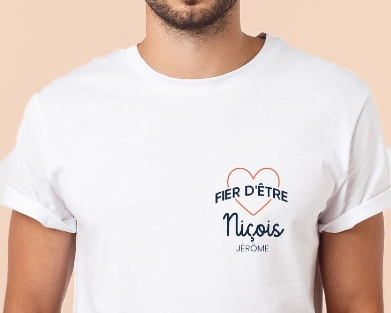 Cadeaux.com Tee shirt personnalisé homme - Fier d'être Niçois