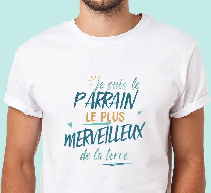 Cadeaux.com T-Shirt homme personnalisé : Parrain le plus...