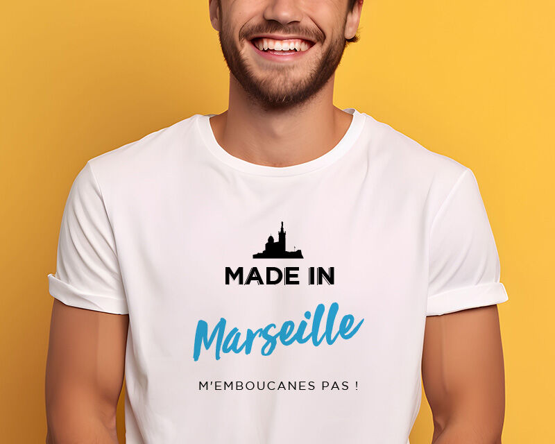 Cadeaux.com Tee shirt personnalisé homme - Made In Marseille