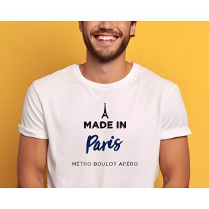 Cadeaux.com Tee shirt personnalisé homme - Made In Paris - Publicité