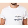 Cadeaux.com Tee shirt personnalisé homme - Fier d'être agriculteur