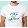 Cadeaux.com T-Shirt homme personnalisé : Patron le plus...