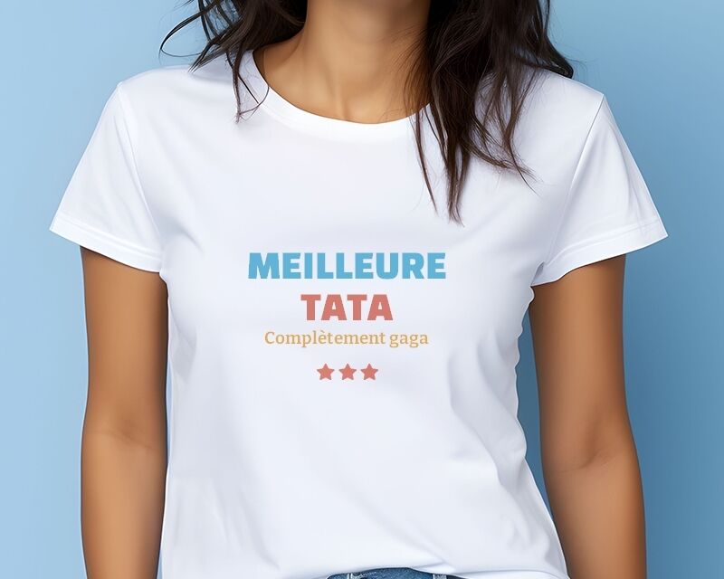 Cadeaux.com Tee shirt personnalisé femme - Meilleure Tata