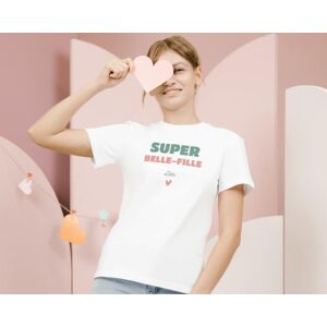 Cadeaux.com Tee shirt personnalisé femme - Super Belle-Fille