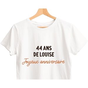 Cadeaux.com T-shirt blanc avec message femme 44 ans