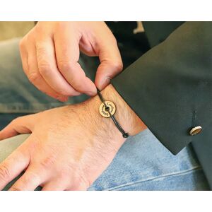 Cadeaux.com Bracelet cordon avec cible personnalisée en bois