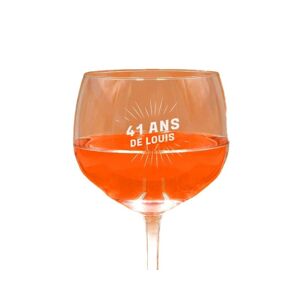 Cadeaux.com Verre à Spritz personnalisable homme 41 ans