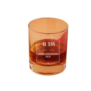 Cadeaux.com Verre à whisky personnalisable homme 41 ans